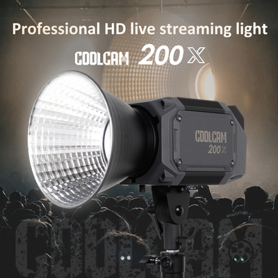 220W 二色プロフェッショナルフィルライトポータブルで軽量 Coolcam 200X